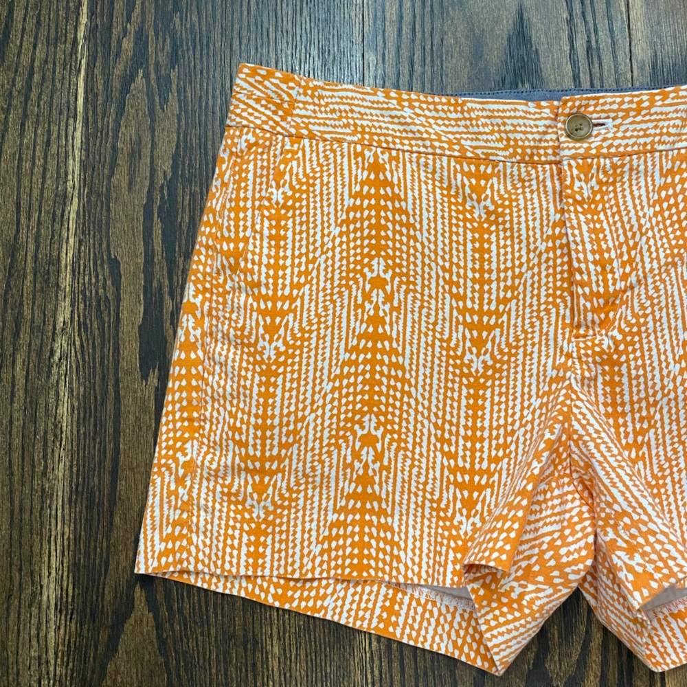 Banana Republic Hampton Fit Patterned Shorts